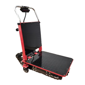 Carretilla Eléctrica Hidráulica de Cuatro Ruedas para Subir Escaleras, Venta Directa de Fábrica, Certificación CE, Capacidad de Carga de 300 kg, Carretilla Industrial de Alta Resistencia - Product Image 1
