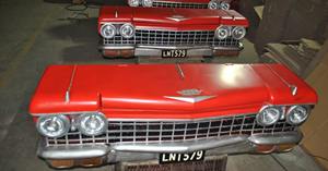 Commercio all'ingrosso Punk Car modello anteriore scultura da te arredamento per la casa arredamento mobili <span class=keywords><strong>Vintage</strong></span> decorazione auto modello in metallo cassetto - Product Image 4