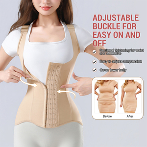 <span class=keywords><strong>Faja</strong></span> colombiana reductora <span class=keywords><strong>de</strong></span> cintura, corsé moldeador postparto para mujer - Product Image 3