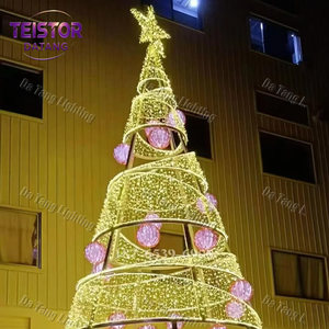 Décoration de spectacle lumineux LED pour arbre de Noël, idéale pour les festivals en plein air, les centres commerciaux et les attractions de vacances - Product Image 2