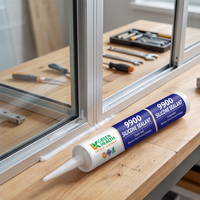 Colle silicone neutre 9900 à haute cohérence pour la construction de murs-rideaux en pierre
