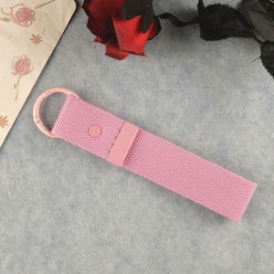 Spot Goods South Korea Nylon Chroma Canvas Webbing Lanyard Water Bottle Keychain <b>Name</b> Tag for Key Holder Clothing Keychains - Product Image 6