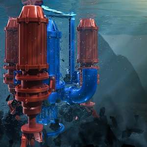 10 Inch Sand Mud Vertical Dredging Manufacturer Electric Centrifugal ZJQ <b>Submersible</b> Slurry <b>Pump</b> - Product Image 5