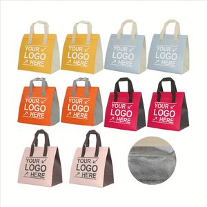 Wholesale Custom Non Woven Catering Packaging Insulated Bags Commercial <b>Gift</b> Tote with Logo - Product Image 1