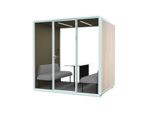 Flexspace 2025 nouveau Portable Studio bureau Pod travail insonorisé verre gousses intérieur bureau téléphone portable confidentialité Pod