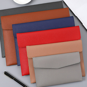 Hk từ tập tin Túi da với logo có thể in kinh doanh hành chính tập tin túi phong bì thiết kế lập kế hoạch túi tài liệu - Product Image 2