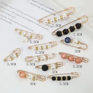 Vintage cristal broche broche robe strass décoration boucle bijoux broches pour hommes femmes Broche Hijab broches accessoires - Product Image 2