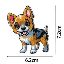 New Embroidery <b>Iron</b> on Cute Lifelike Pet Dog Patch for Bag Clothes Decoration - Product Image 6