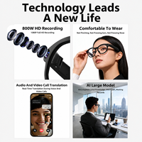 Lunettes Intelligentes 800W avec Caméra CY05, Chargement Type C, Bluetooth, Assistant IA, Appel et Écoute Musicale, Casque Connecté Intelligent