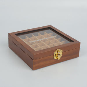 Caja de Perfume Rectangular de Madera MDF de Lujo, Fabricada a Mano, con Empaque Personalizado de Fábrica, para Cuidado de la Piel, Belleza, Medicina y Gafas - Product Image 3
