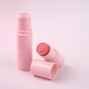 บลัชออนเนื้อครีมแบบแท่ง 5 สี รุ่นใหม่ล่าสุด ไม่มีรอยต่อ ผลิตแบบ OEM ODM ปราศจากการทดลองกับสัตว์ เป็นวีแกน ธรรมชาติ รับผลิตแบรนด์ส่วนตัว สีชมพู - Product Image 5
