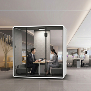 Cabinas Acústicas Prefabricadas Insonorizadas para Oficina, Reuniones y Trabajo, para Mejorar la Concentración y la Eficiencia - Product Image 1