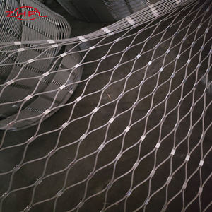 Eenvoudig Te Installeren Roestvrijstalen Touwgaas Architectonisch Diamant Ferrule Draadgaas Decoratief Draadnet - Product Image 6