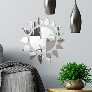 Акриловая самоклеящаяся матовая зеркальная наклейка для декора стен, украшение для дома, УФ-печать, индивидуальный размер, Sinmors - Product Image 1