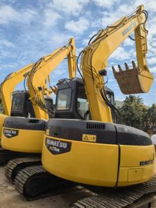 Excavadora Komatsu PC78US usada de 7 toneladas, máquina pequeña original japonesa multifuncional, excavadora sobre orugas a la venta - Product Image 6