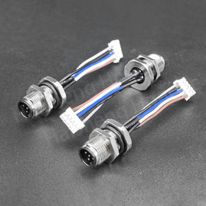 สายเคเบิล M12 รหัส A สำหรับ <span class=keywords><strong>JST</strong></span> (XA/ZH/XH) / Molex |   ขั้วต่อแบบติดตั้งบนแผงโลหะ ตัวผู้/ตัวเมีย แบบ 2/3/4/5/6/8/12/<span class=keywords><strong>17</strong></span> ขา - Product Image 3