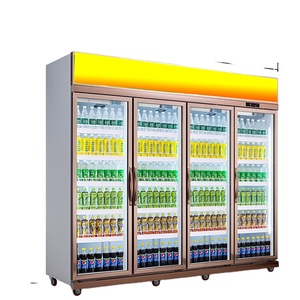 Vitrina refrigerada para bebidas, <span class=keywords><strong>armario</strong></span> de exhibición vertical de 2 <span class=keywords><strong>puertas</strong></span>, 1500L - Product Image 6