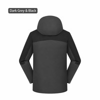 Veste 3 en 1 pour la montagne, tissu T900, imperméable, hardshell avec doublure en polaire thermique