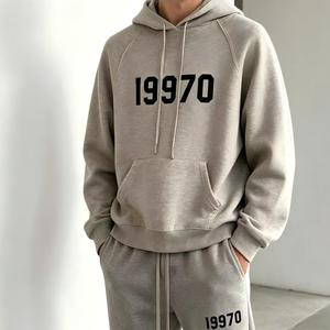 Sudadera con capucha unisex <span class=keywords><strong>Fear</strong></span> American de estilo vintage, corte regular, con cremallera, 300 g/m², forro polar de rizo CVC, transpirable, para invierno - Product Image 6