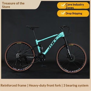 Bicicletta da Montagna Downhill Marca JINT, Sospensione Doppia per Adulti, Telaio in Acciaio al Carbonio, Ruote da 26 Pollici, Vendita all'Ingrosso - Product Image 4