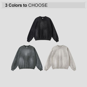 Sudadera de Invierno de Alta Calidad, Personalizada, de Algodón/Poliéster, Cuello Redondo, Bordada, Estampada, Gruesa, de Manga Larga - Product Image 2