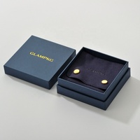 Luxus-Schmuckverpackungsset mit individuellem Logo, Hartpapier-Geschenkbox, Mikrofaser-Doppelverschlussbeutel für Ohrringe, Halsketten und Ringe