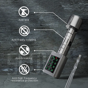 Tuya thông minh khóa sinh trắc học kiểm soát truy cập Ổ khóa cửa hỗ trợ điện thoại thông minh RFID Bàn phím vân tay khóa điện An ninh nhà - Product Image 2