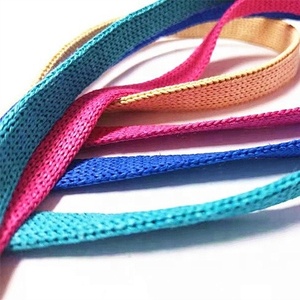 Cordon en papier <span class=keywords><strong>plat</strong></span> avec système d'enfilage <span class=keywords><strong>à</strong></span> l'aiguille, poignée en papier robuste pour le transport de sacs cadeaux et l'<span class=keywords><strong>assemblage</strong></span> d'emballages - Product Image 1