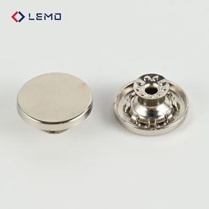 Glissières de fermeture éclair en métal de haute qualité pour jeans et vestes |   Conception à 4 trous sur le manche |   Sans nickel |   Anti-Brass/Gunmetal |   LEMO - Product Image 5
