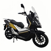 Nouvelle Marque d'Usine Chinoise Moto Électrique de Course Tout-Terrain Haute Vitesse 72V 2000W Pneus 12 Pouces avec Batterie Plomb-Acide