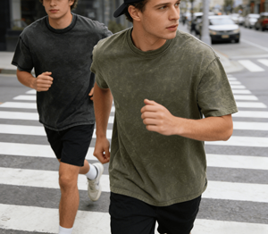 Camisetas de Verano para Hombre, Cuello Redondo, Manga Corta, Estilo Urbano, Color Sólido Personalizado, Transpirables - Product Image 3