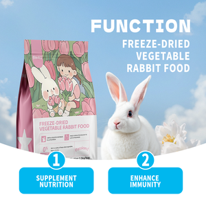 Vente en gros d'usine OEM & ODM Aliments lyophilisés pour lapins Supplément végétal à bas prix pour améliorer l'immunité des animaux domestiques - Product Image 2