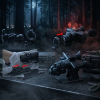 Visionking Kamera Termal Monokuler Clip-On dengan Kecerahan yang Dapat Disesuaikan, Mode Multi-Imaging, Tahan Air IP67, Penggunaan Multifungsi untuk Penglihatan Malam