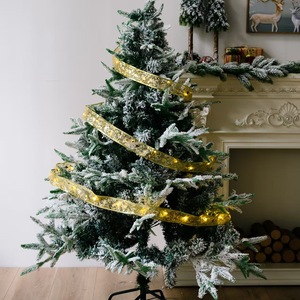 Lampu Pita Natal 1 hingga 10M, Lampu LED Baterai, Tahan Air IP33, 3V, Hadiah Natal, Dekorasi Pohon Natal - Product Image 4