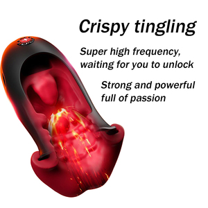 핫 세일 파이어 립스 에어플레인 컵 남성용 APP 자위기구 자극 방수 USB 전원 자위기구 진동기 - Product Image 6