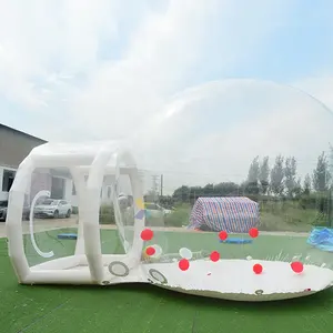 Tente à bulles dôme Lgloo de location pour fêtes en plein air Maison de ballons à bulles gonflable transparente et luxueuse