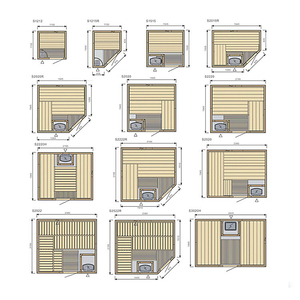 Nhà Nhỏ Sử Dụng Hơi Nước Hồng Ngoại Phòng Tắm Hơi Một Người Infrarotsauna Phần Lan Khô Tắm Hơi Kit Với Thấp EMF - Product Image 5