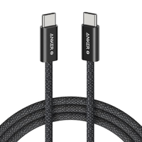 Cable USB C a USB C Anker Zolo, Cable de Carga Rápida Tipo C Trenzado y Resistente a la Suciedad, Conector Delgado, para MacBook (240W)