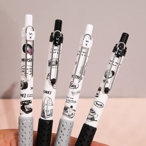 Morandi Creative Aroma therapie Color Touch Pen Extra lange weiche Griffsc heide Blauer Kunststoff-Neutral stift mit 0,5mm Schreib breite - Product Image 3