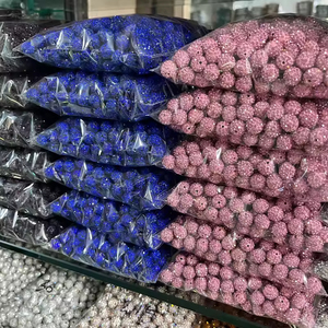 Perles en strass de 6-12 mm, perles disco, perles en argile pour la fabrication de bijoux, perles d'espacement en polymère, décoration de stylos - Product Image 6