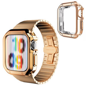 Universel pour iWatch <span class=keywords><strong>Bracelet</strong></span> de montre de luxe en métal <span class=keywords><strong>Bracelet</strong></span> <span class=keywords><strong>avec</strong></span> une texture sculptée profonde accepte le <span class=keywords><strong>bracelet</strong></span> de montre de luxe à motifs personnalisés - Product Image 3