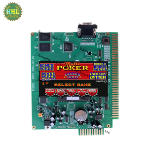 Великая Красивая игровая машина, печатная плата, популярные игры с монетоприемником, мульти программы Po Ker 5 в 1, игровая доска для монетоприемника - Product Image 2