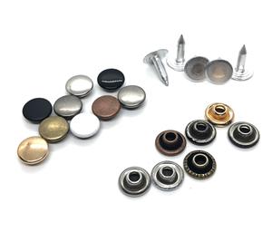 Wholesale custom Metal Brass <strong>double</strong> cap cheap metal jeans rivet for shoes bag cloth leather bag Accessories <strong>Button</strong> Rivet - Product Image 3