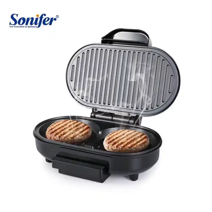 Small Electric Hamburger grill Dual Breakfast Sandwich Maker