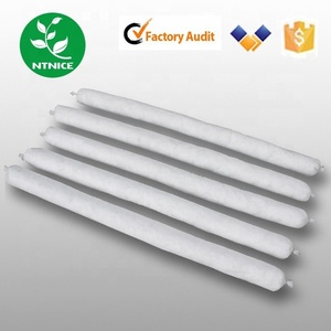 Calcetín absorbente de aceite y combustible, paquete de 12 serpientes blancas de 3 "X 48", absorbe derrames - Product Image 2