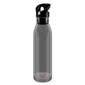 <b>Reusable</b> Plastic Water Bottle With Flip Up <b>Straw</b> Cap Bpa Free For Outdoor Hiking Camping Unisex Modern Design - Product Image 3