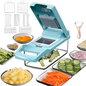 <span class=keywords><strong>Vente</strong></span> flash : Trancheuse à légumes, robot culinaire, hachoir à viande et légumes, moulin à légumes 12 en 1, hachoir à légumes Full Star - Product Image 2