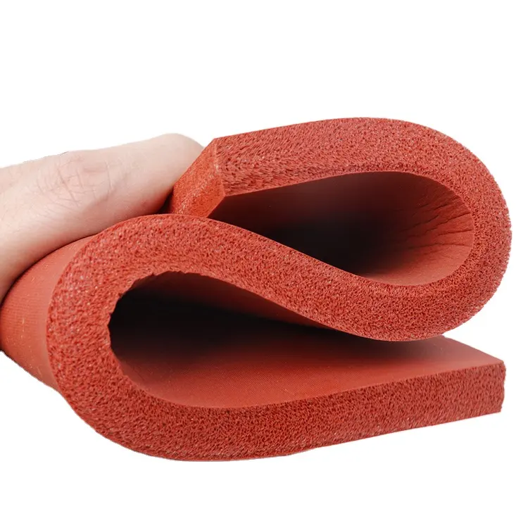 High quality heat resistant silicone sponge sheet silicone rubber foam sheet