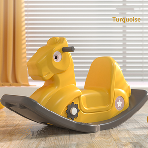 <span class=keywords><strong>Cheval</strong></span> à <span class=keywords><strong>bascule</strong></span> en plastique motif animaux pour enfants, de 0 à 3 ans, terrain de jeux pour garçons et filles, cadeau, jouet - Product Image 1