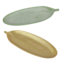 Populaire En Gros Personnalisé À La Main Coloré Fruits Dessert Gâteau Snack Laque Plateau De Service Feuille D'or Porte-Savon